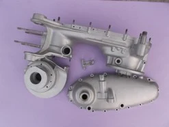 Carter motore dopo la micropallinatura